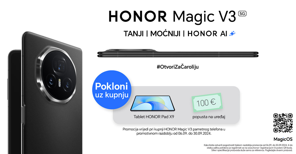 HONOR Magic V3 5G - najnoviji dodatak liniji preklopnih telefona