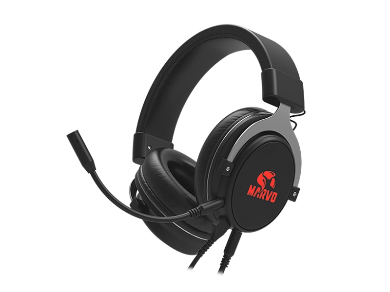 Marvo Pro HG9052 slušalice s mikrofonom 7.1 Surround PC/PS4/PS5 crne