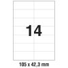 Etikete ILK 105x42,3 mm pk100L Zweckform 3653