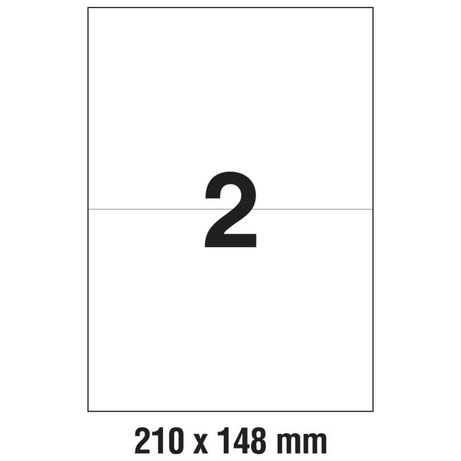 Etikete ILK 210x148 mm pk100L Zweckform 3655