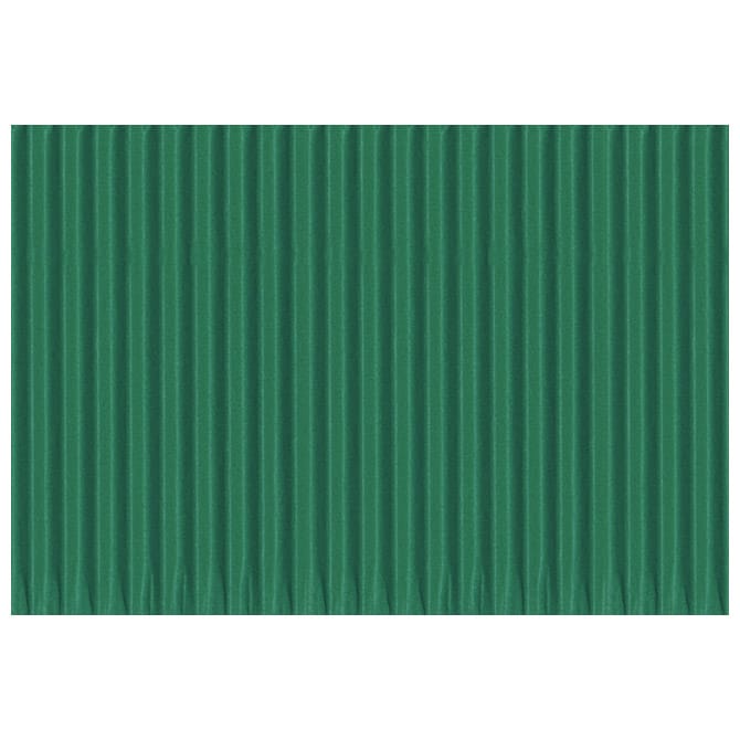 Papir ukrasni dvoslojni rebrasti B2 pk10 300g Heyda 20-47132 57 zeleni