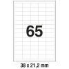 Etikete ILK  38x21,2 mm pk100L Zweckform 3666
