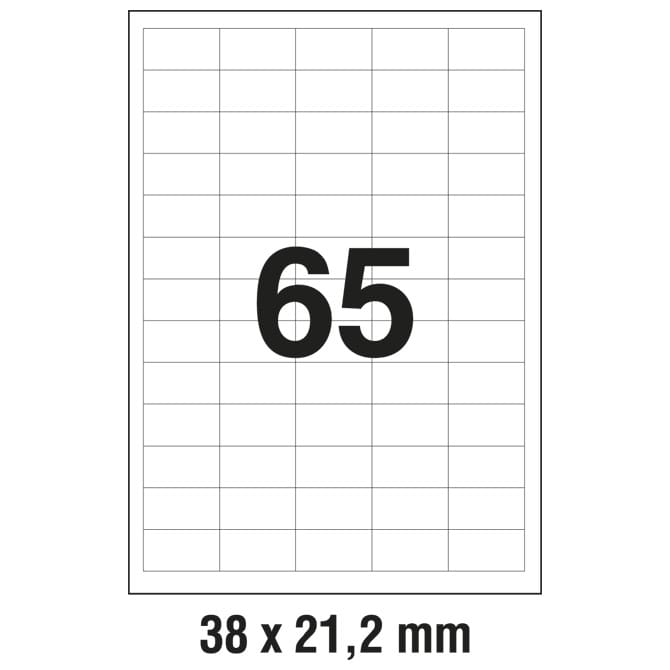 Etikete ILK  38x21,2 mm pk100L Zweckform 3666
