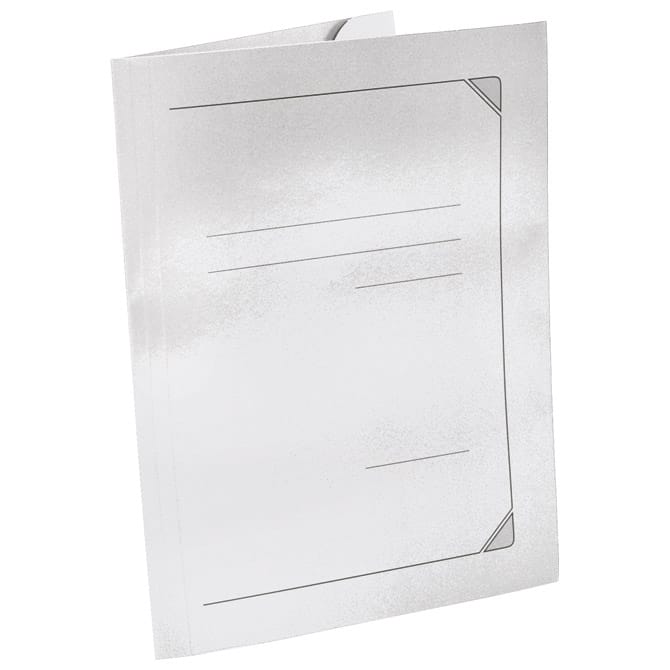 Fascikl klapna karton reciklirani A4 250g Ten.Fornax bijeli