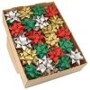 Mašna ukrasna samoljepljiva 75 mm Christmas Prasent 13240-100 sortirano