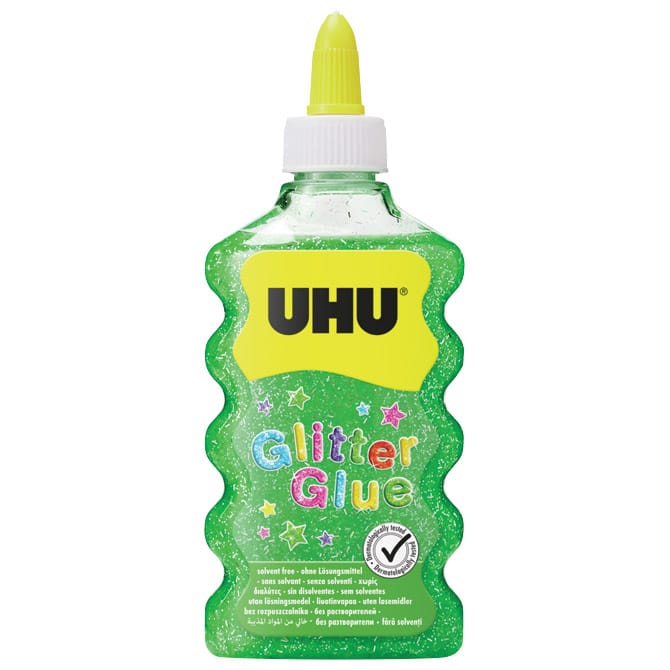 Ljepilo glitter glue 177 ml UHU zeleno