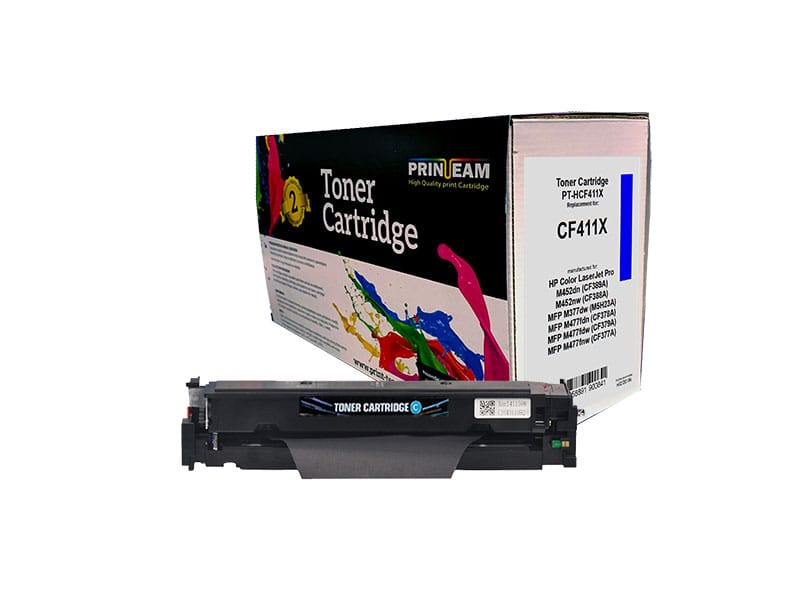Toner Print-Team HP CF411X Cyan