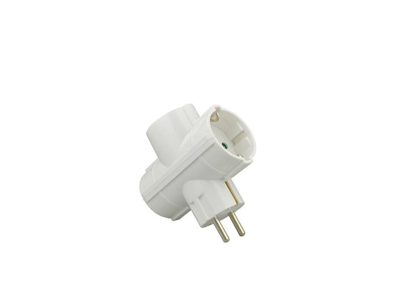 Strujni T utikač Max Power SQ-GZB01/O3T 1m-3ž SQ-GA01/O3B