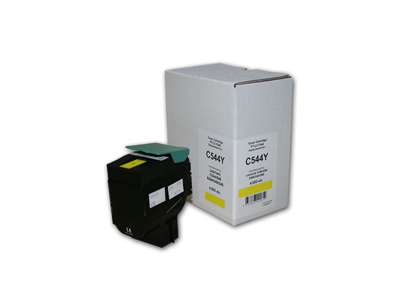 Toner Print-Team Lexmark C544 Yellow 4k (C544X1YG)