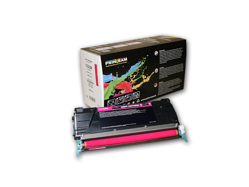 Toner Print-Team Lexmark C522 Magenta (C5220MS)