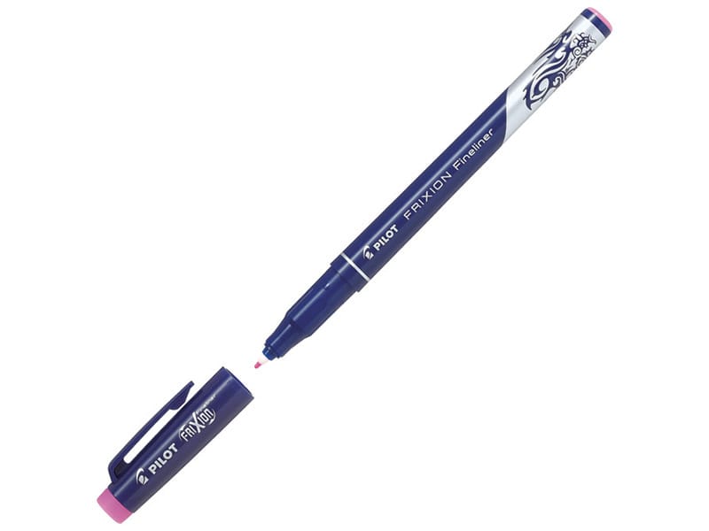 Flomaster 0.45mm Frixion Fineliner rozi piši-briši Pilot SW-FF-P jednokratni