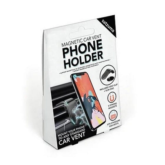 SATZUMA MCV-100 auto nosač za ventilaciju, magnetni, srebrni