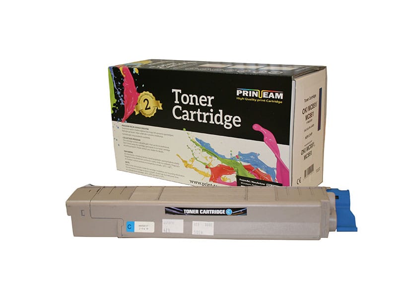 Toner Print-Team OKI MC851/MC861 Cyan