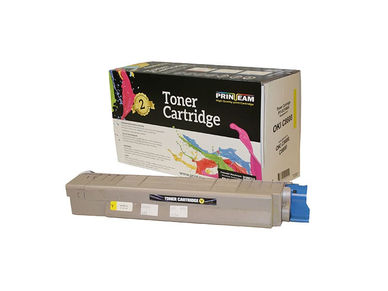 Toner Print-Team OKI C8600/C8800 Yellow