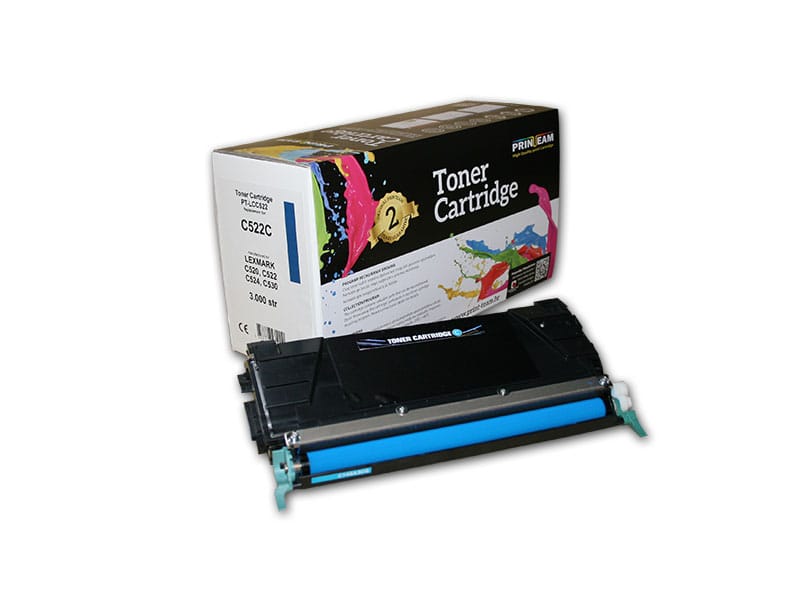 Toner Print-Team Lexmark C522 Cyan (C5220CS)