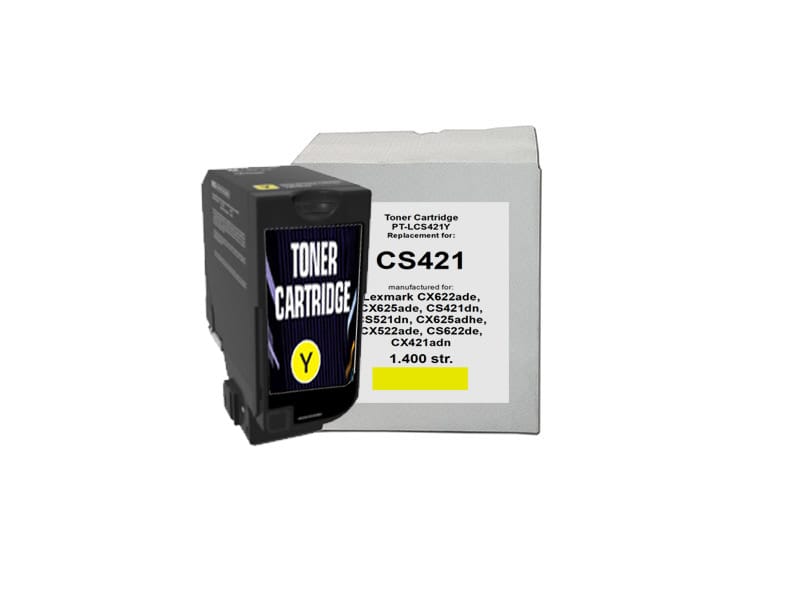 Toner Print-Team Lexmark CS421 Yellow (78C20Y0)