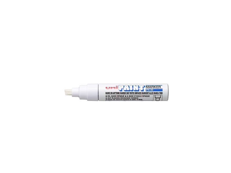 Marker Uni PX-30 bijeli paint marker 4-8,5mm kosi vrh