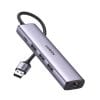 UGREEN USB Hub 5-u-1 USB3.0, 3×USB-A 1×USB-C/1×G-LAN