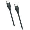 Adda USB-203-BK Fusion Charge+Data crna Type-C na Type-C 3.1A Premium Type 1.2m