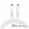 Adda USB-305-WH USB na Lightning bijeli MFI, 2.4A, Premium TPE, 2m, Charge+Data