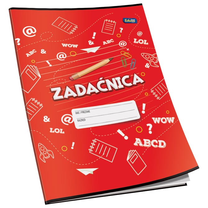Obrazac školski zadaćnica A4 crte 12L Educa