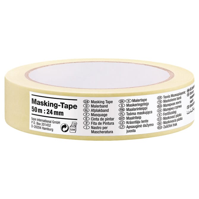 Traka ljepljiva krep 24 mm/50m Universal budget Tesa 8255