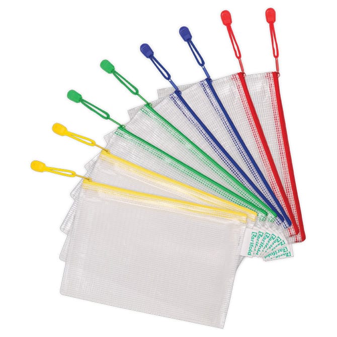 Etui pvc sa zipom A5 Tarifold(Djois)509029 prozirno-bijeli/sortirano