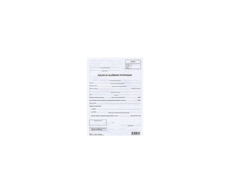 Obrazac A-210/NCR putni nalog