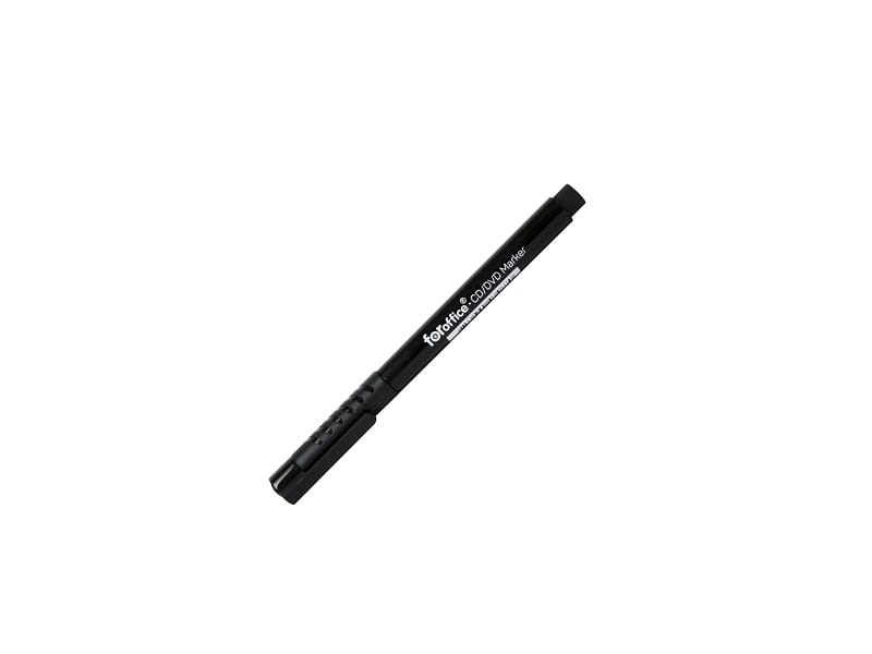 Marker za CD/DVD 1mm FORoffice crni