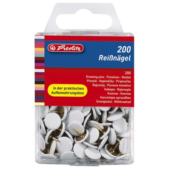 Čavlići bijeli puni pk200 Herlitz 8770158 (300010464) blister