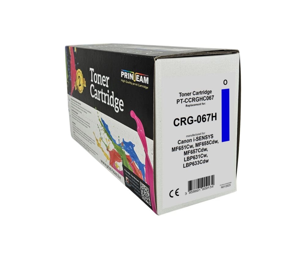 Toner Print-Team Canon CRG-067H Cyan NOVI CHIP