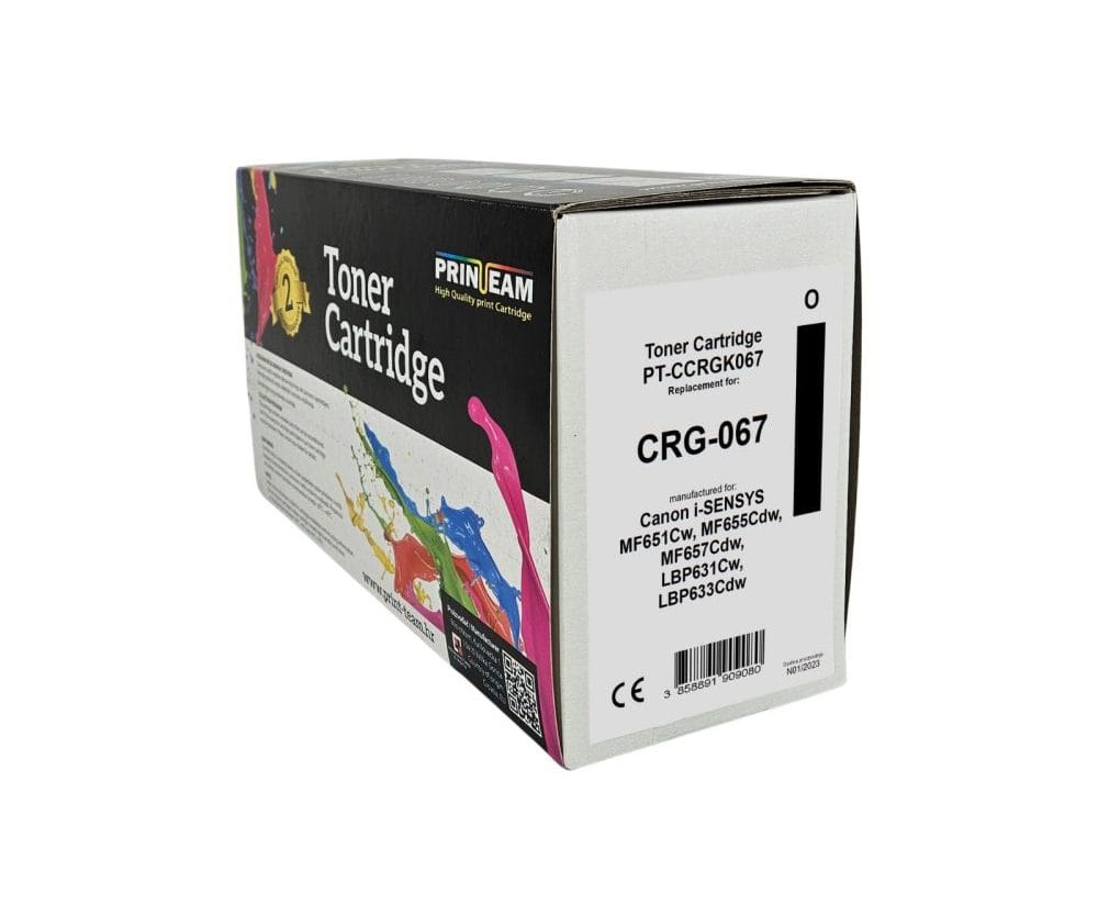 Toner Print-Team Canon CRG-067 Black NOVI CHIP