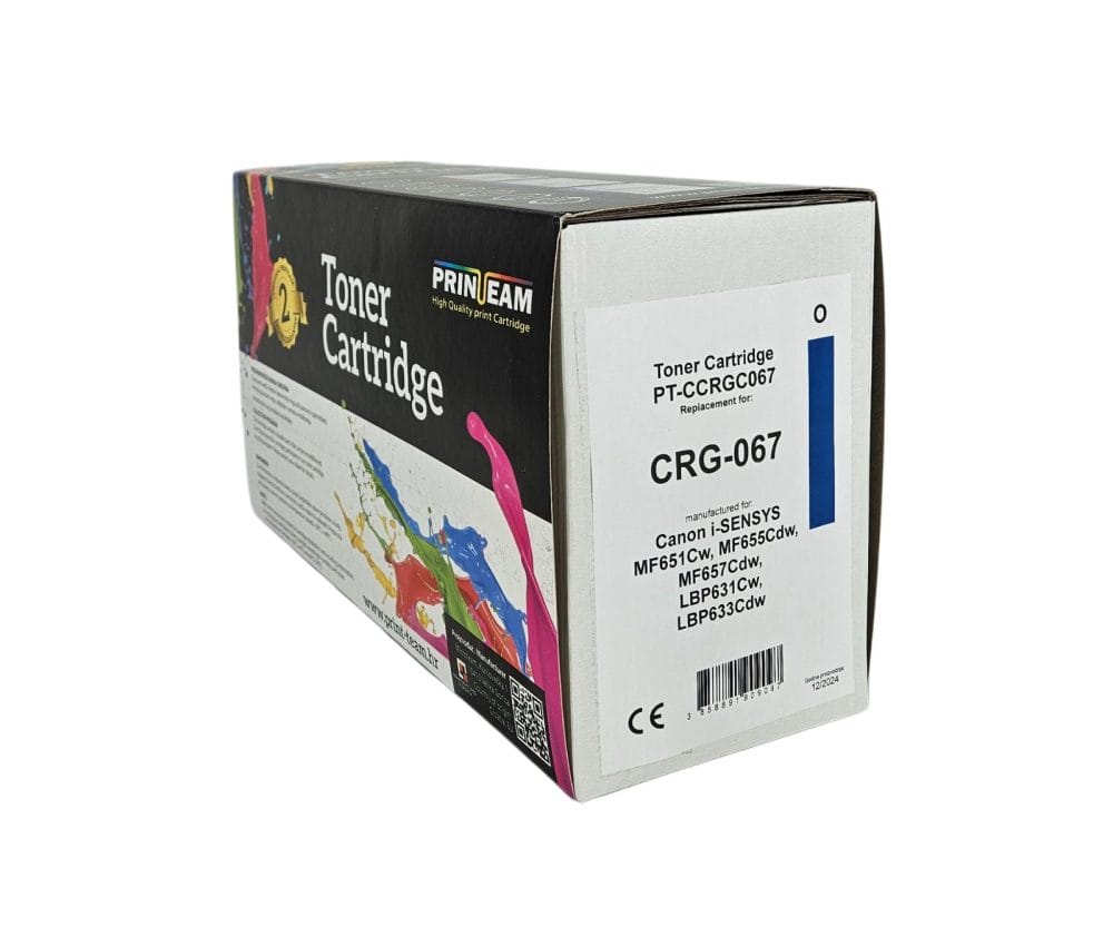 Toner Print-Team Canon CRG-067 Cyan NOVI CHIP