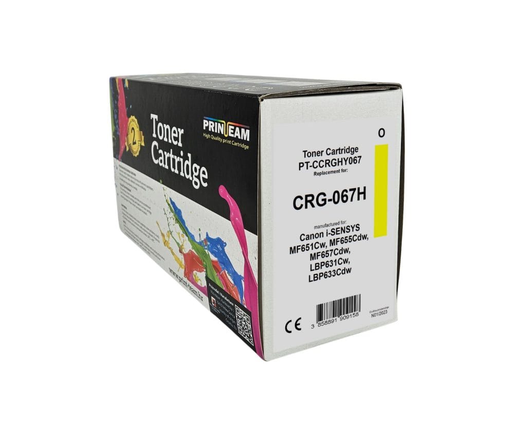 Toner Print-Team Canon CRG-067H Yellow NOVI CHIP