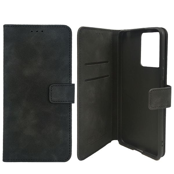 Torbica za Xiaomi Redmi Note 13 4G crna Wallet Skin-feel Max Mobile