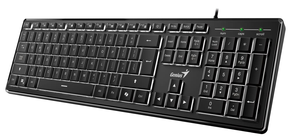 Genius SlimStar 820 tipkovnica USB crna