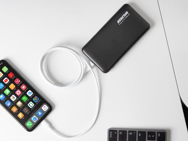 Avacom kabel MFIC-120W,USB C-Light.,MFI,120mm,bij.
