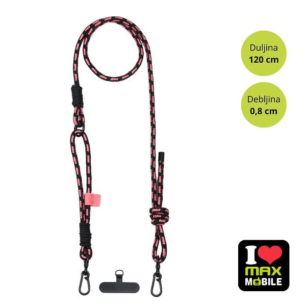 Alternative view of Vezica za mobitel 8mm 2u1 Max Mobile Crno-roza