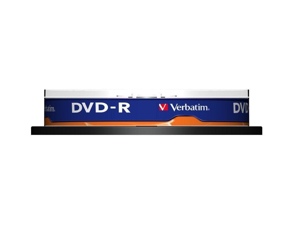 Alternative view of DVD-R 4,7/120 16x spindl Mat Silver pk10 Verbatim 43523