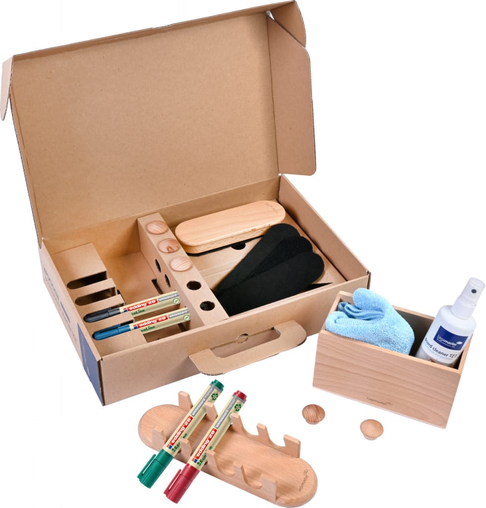 Set pribora za bijelu ploču 17 dijelova Legamaster 7-125600 drveni - Slika 3