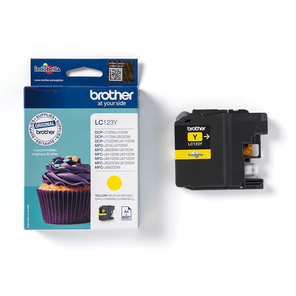 BROTHER LC-123 ink cartridge yellow - Slika 3