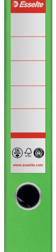 Alternative view of Registrator A4 uski samostojeći CO2 neutral Vivida Esselte 627574 zeleni!!