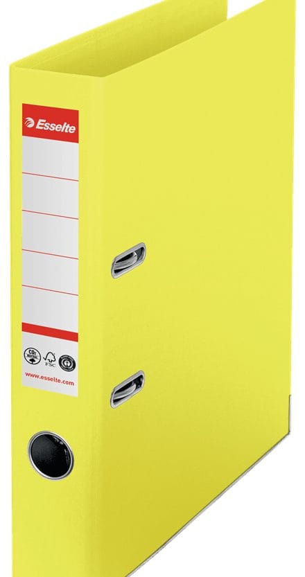 Registrator A4 uski samostojeći CO2 neutral Vivida Esselte 627573 žuti!!