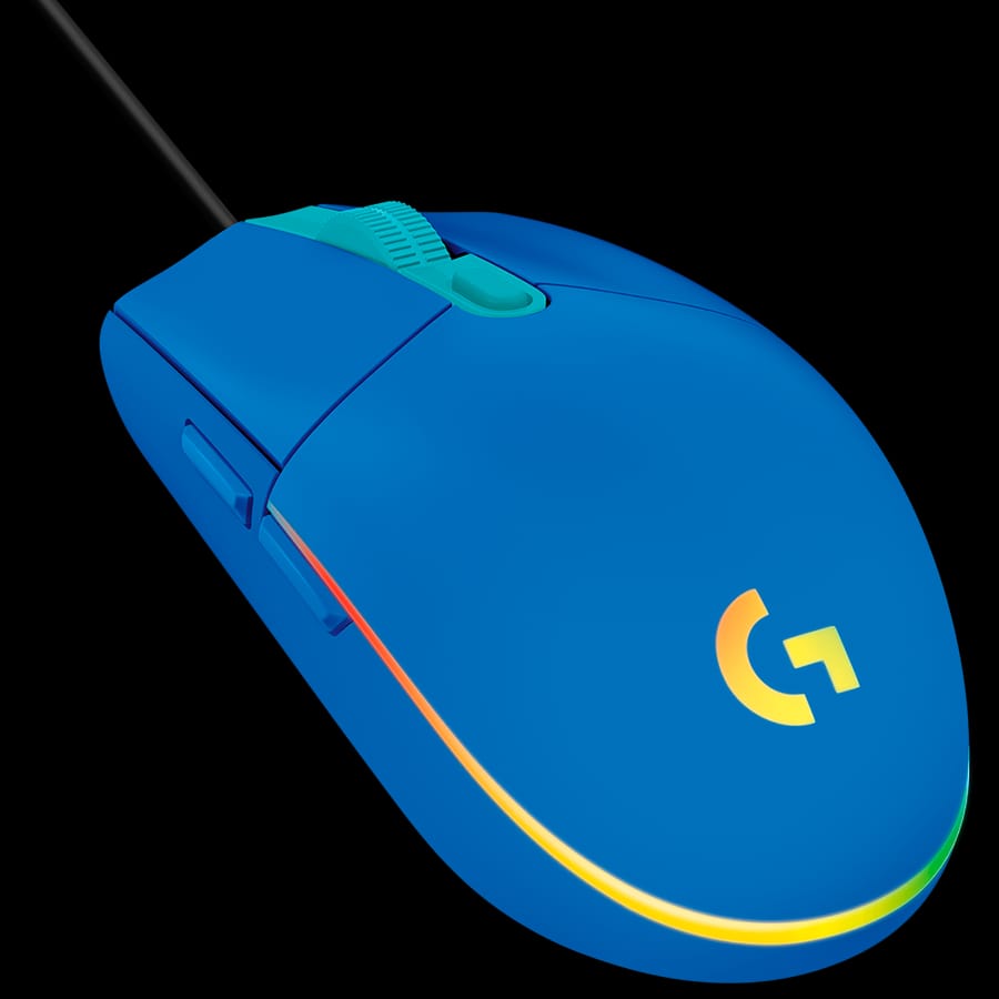 LOGITECH G102 LIGHTSYNC Corded Gaming Mouse - BLUE - USB - EER - Slika 2