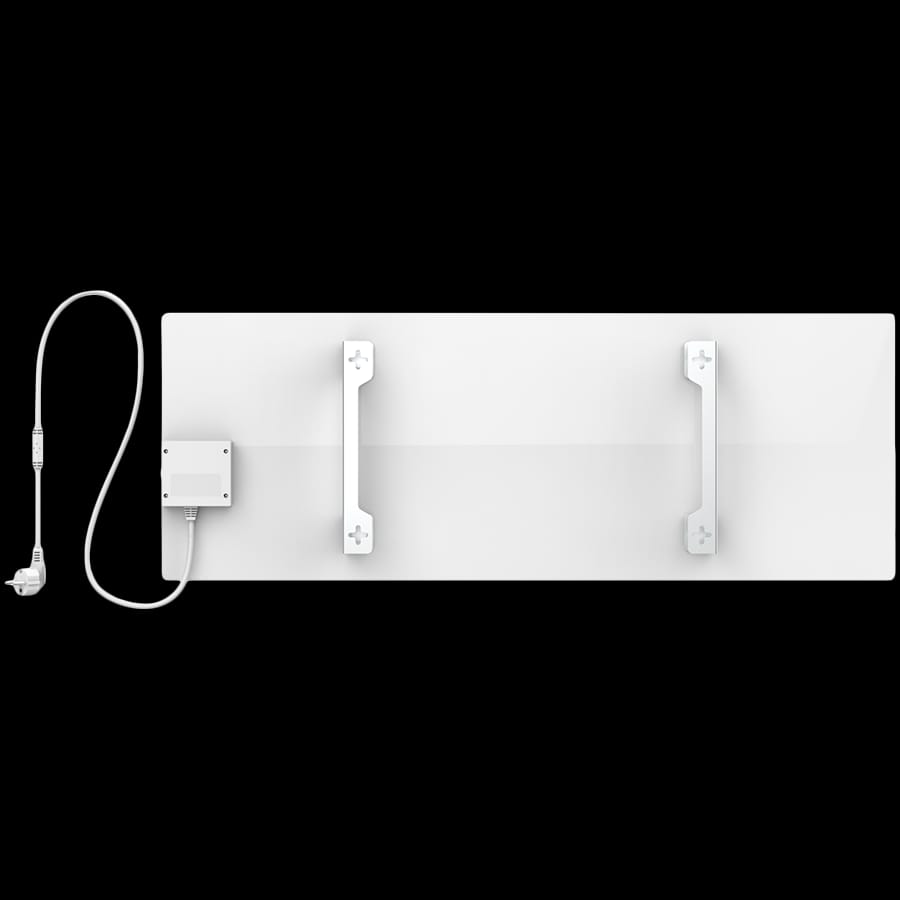 AENO Premium Eco Smart Heater, 700W, Tempered glass, Infrared+convection heating type, Led display Plug type: Europe (E/F type), WHITE - Slika 3