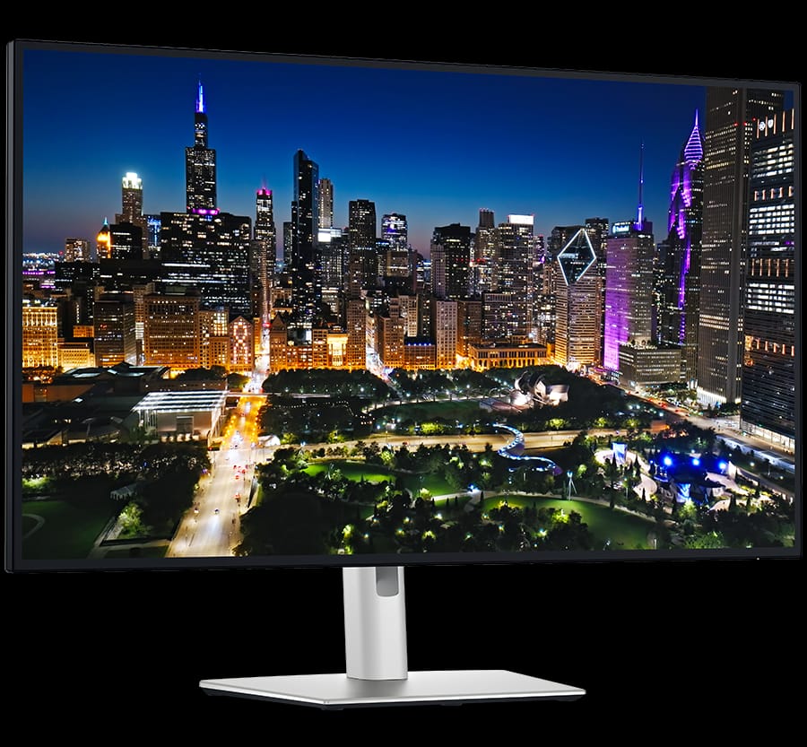 Alternative view of Monitor DELL UltraSharp U3225QE 32", 3840x2160, 4K UHD, 120Hz, IPS Antiglare, 16:9, 3000:1, 600 cd/m2, 8ms/5ms, 178/178, 2xDP, HDMI, 2xTHB4 (DP/PD), 3xUSB-C, 5xUSB-A, RJ-45, Audio line out, Tilt, Swivel, Pivot, Height Adjust, 3Y
