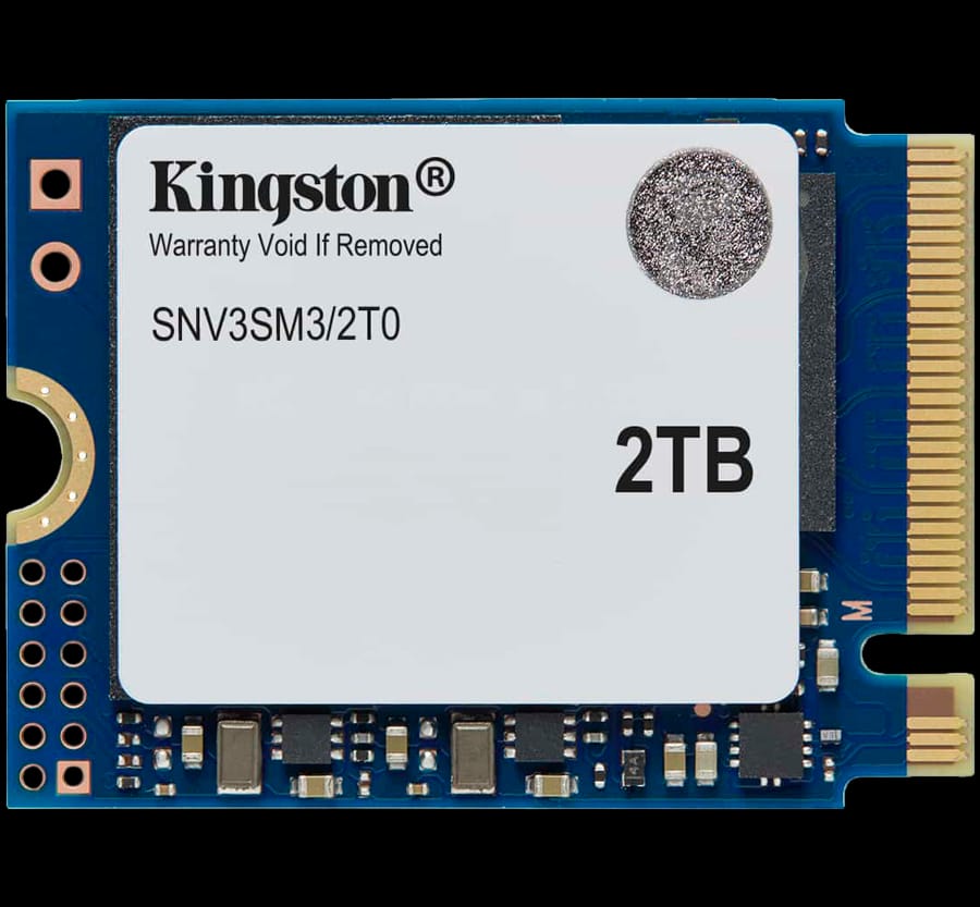 Kingston 2TB NV3 SSD M.2 2230 PCIe 4.0 NVMe, Read: 6,000/ Write: 5,000MB/s