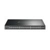 TP-Link Omada JetStream 48-port Gigabit L2 Smart PoE+ preklopnik, 48×10/100/1000 RJ45 ports, 4×SFP Gigabit, 1×RJ45 console port, 1×microUSB, 1U 19" rack-mount (385W)