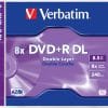 DVD+R DL 8,5/240 8x JC Mat Silver Verbatim 43541