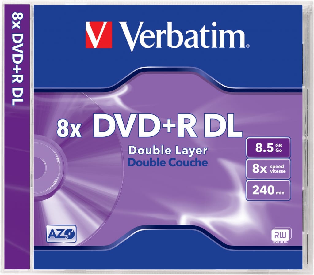DVD+R DL 8,5/240 8x JC Mat Silver Verbatim 43541